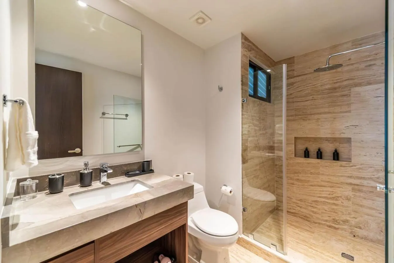 度假居 1Bd Suite W Private Balcony And Pool In Aldea Zama 图卢姆