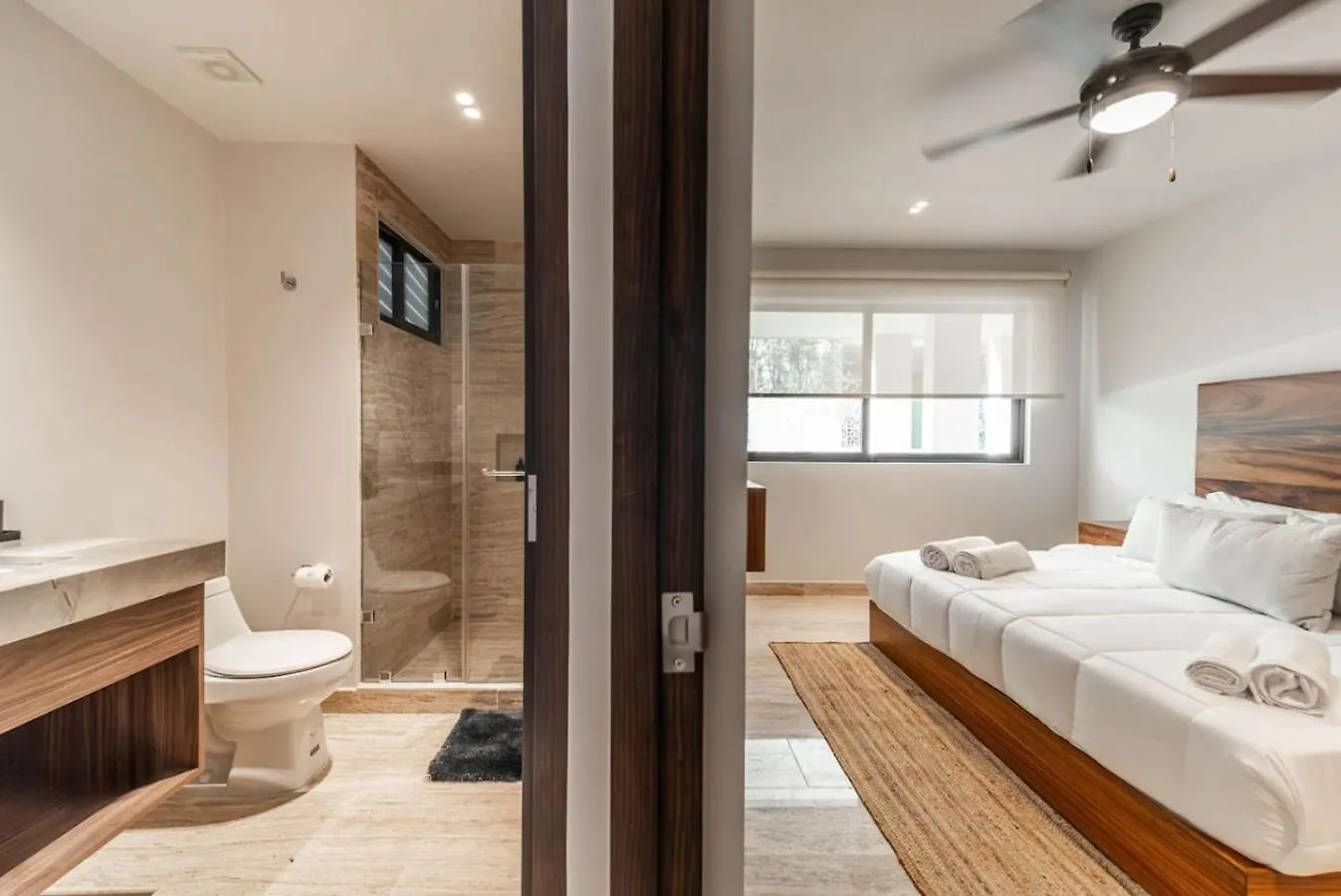 度假居 1Bd Suite W Private Balcony And Pool In Aldea Zama 图卢姆 墨西哥